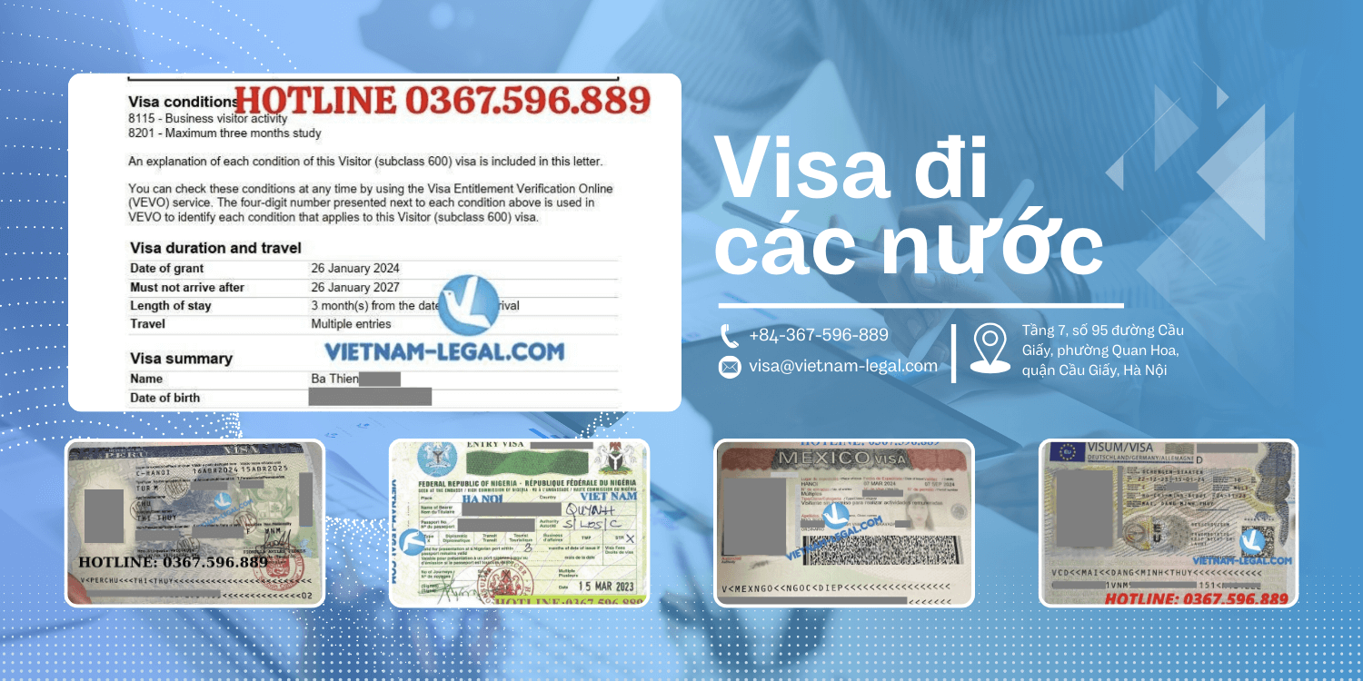 Visa đi các nước - VIE (3)