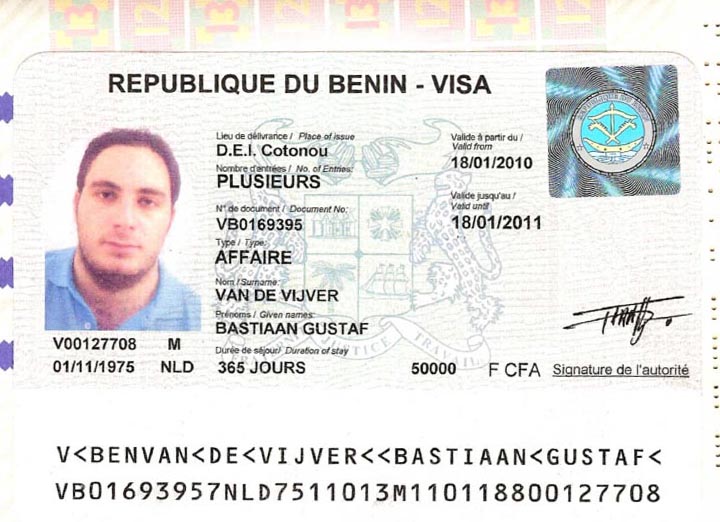 visa to benin for vietnamese and expats in vietnam