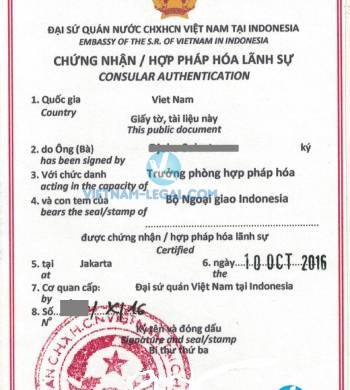 Consular Legalization | Vietnam Legal Advisor - Part 16