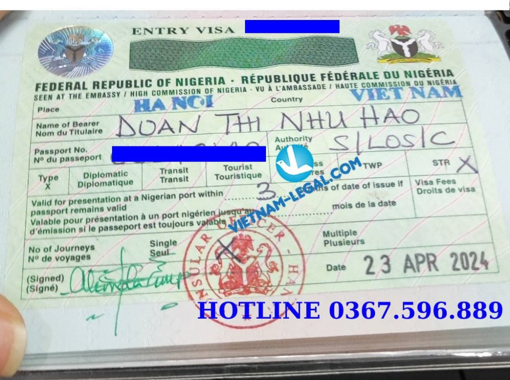 Visa Nigeria - Hảo